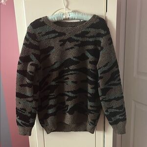 Barefoot Dreams Cozy Chic Seaside Crew Neck Pullover Size M